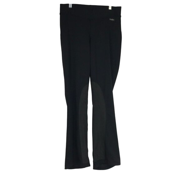 KERRITS- WOMEN'S LARGE - BLACK NYLON BLEND RIDING BREECHES PANTS - Picture 1 of 9